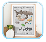 Mésozoïque / Mesozoic - CREATURES - ECO PALEO SET PDF LINK - FROGandTOAD Créations